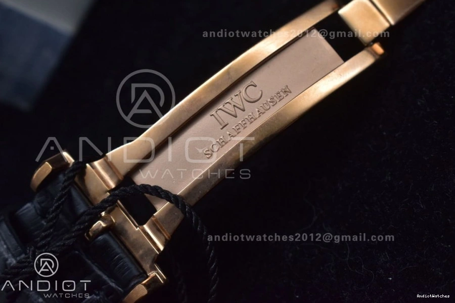 Genuine) Strap Best A7750 IW371482 as Black 444 Practical on Portuguese 1:1 Leather Edition (Same Thickness ZF Chrono 0115